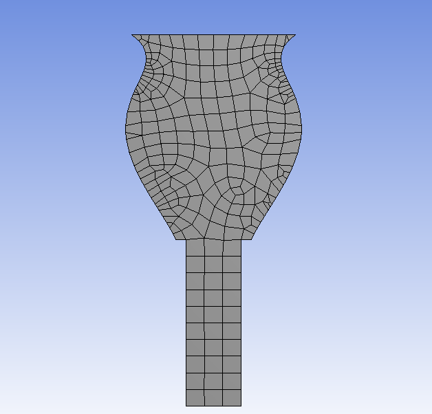 Default Ansys mesh