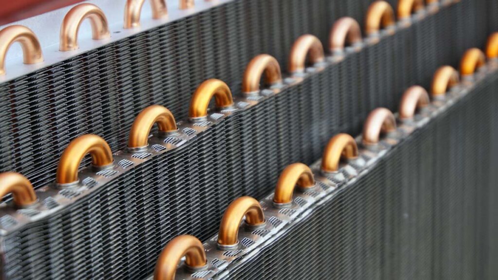 Condenser coil heat exchanger